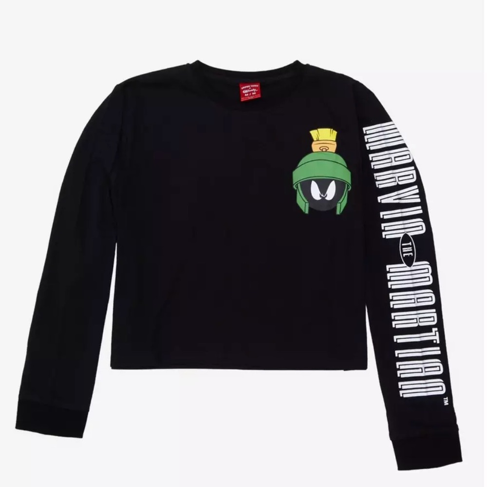 Cakeworthy Looney Tunes Marvin the Martian Crop Long Sleeve T-Shirt